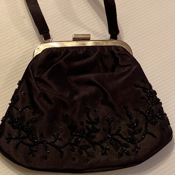 Saks Fifth Avenue Satin Beaded Bag - Picture 2 of 7